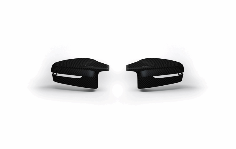 Akrapovic 2021+ BMW (G87) M2, (G80) M3 &amp;amp; (G82) M4 Mirror Cap Set- Matte Carbon - WM-BM/CA/4/M