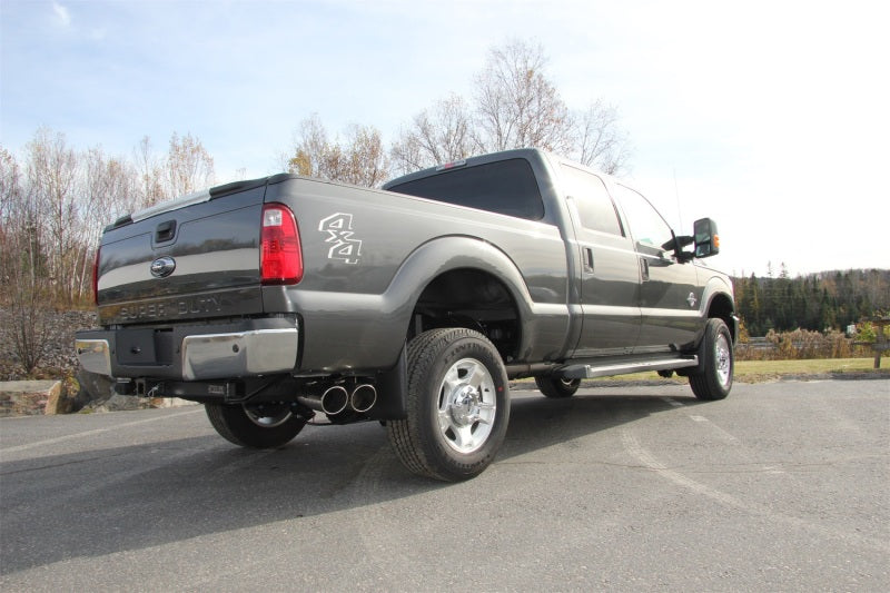 MBRP 2015 Ford F250/350/450 6.7L 4in Filter Back Dual Single Side Exit 5in Tips T409 Exhaust - S6288409
