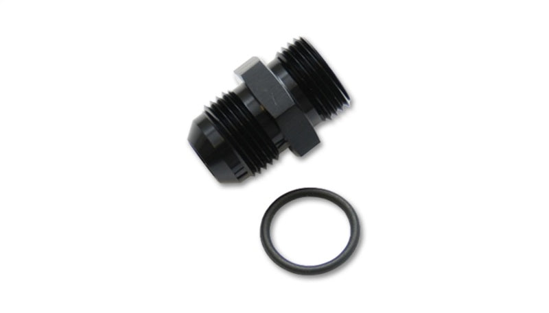 Vibrant -10AN Flare to AN Straight Thread (9/16-18) with O-Ring Adapter Fitting - 16834