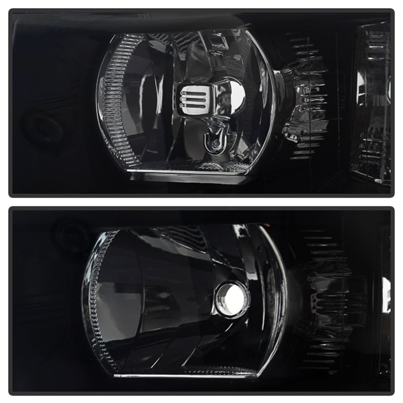 Xtune Chevy Silverado 07-13 Crystal Headlights Black Smoked HD-JH-CS07-AM-BSM - 9030260