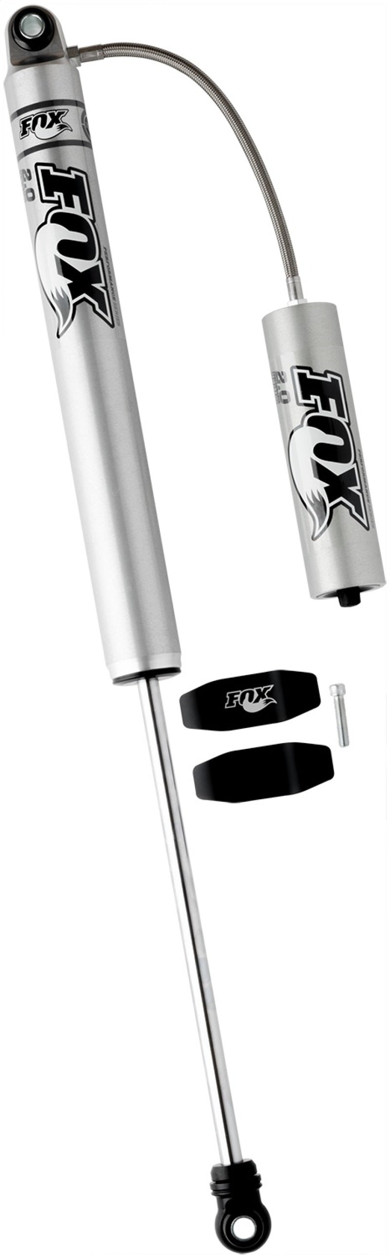Fox 99+ Chevy HD 2.0 Performance Series 14.1in. Smooth Body Remote Res. Rear Shock / 7-10in. Lift - 980-24-957