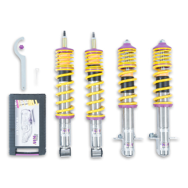 KW Coilover Kit V1 VW Golf I / Jetta I (155) Convertible - 10280001 for 1975-1984 Volkswagen Rabbit - front view