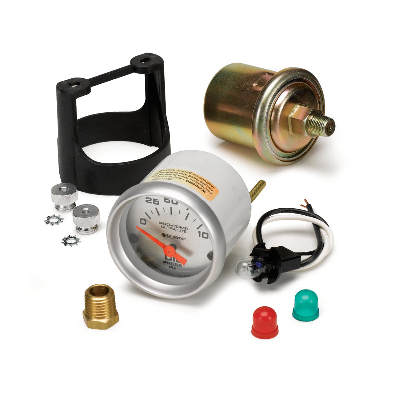 Autometer Ultra-Lite 52mm 0-100 PSI Electronic Oil Pressure Gauge - 4327