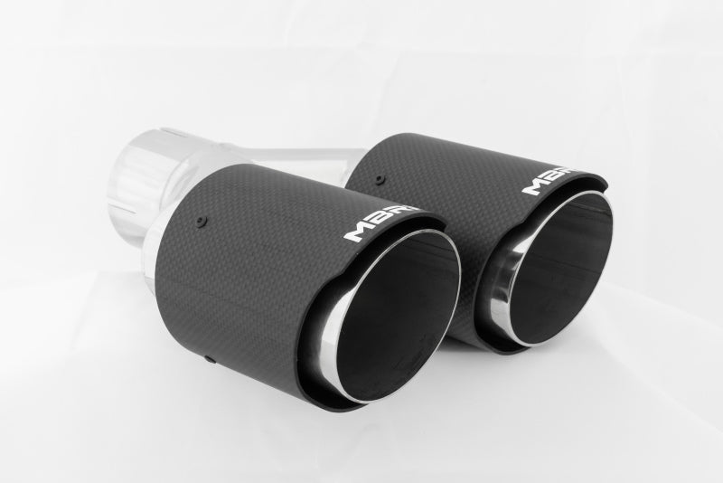 MBRP Universal Carbon Fiber Dual Tip 3.5in OD/2.5in Inlet - T5171CF