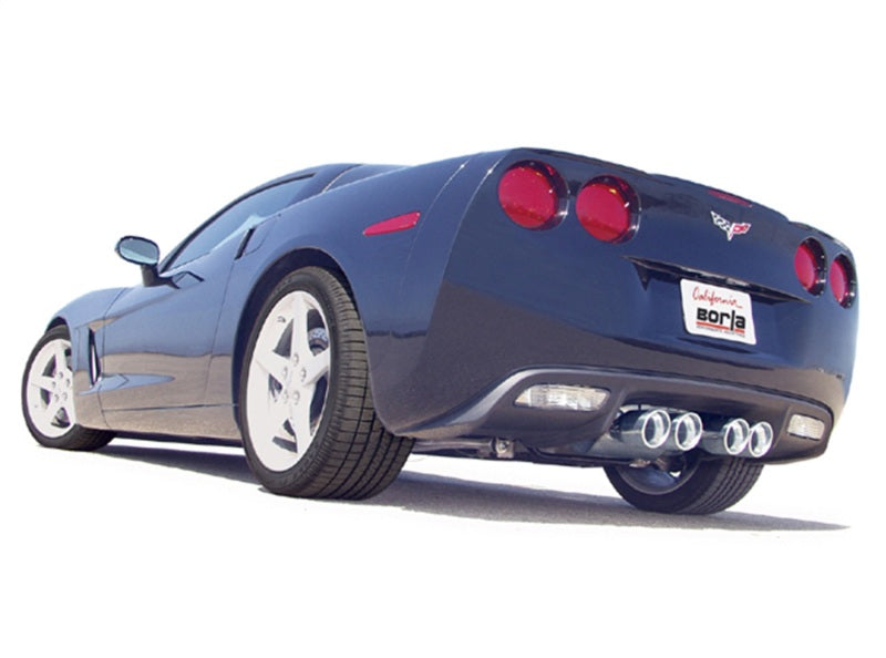 Borla 05-08 Chevrolet Corvette Coupe/Convertible 2dr 6.2L 8cyl AT/MT 6spd ATAK SS Catback Exhaust - 140453