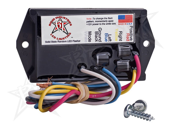 Rigid Industries 3 Amp LED Flasher - 2 Output - 12 Volt - 40312 by Rigid Industries - front view