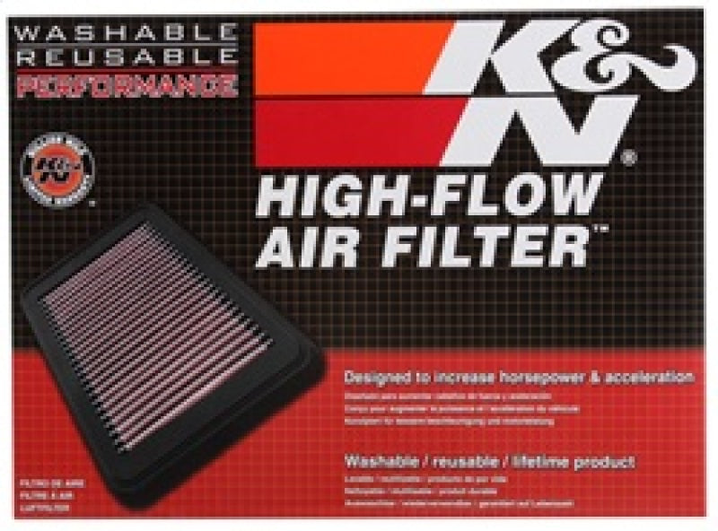 K&N 2017 Chevrolet Silverado 2500HD V8-6.6L DSL Replacement Drop In Air Filter - 33-5065