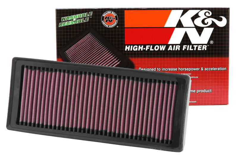 K&N Audi A4 1.8L Drop In Air Filter - 33-2945 for 2009-2016 Audi A4 - installed view