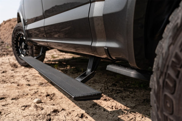 AMP Research 2021 Ford F-150 (Excl. Raptor & Powerboost)PowerStep Xtreme - Black - 78152-01A for 2020-2025 Ford F 150 - front