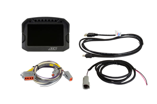 AEM CD-5 Carbon Digital Dash Display - 30-5600 by AEM - front view