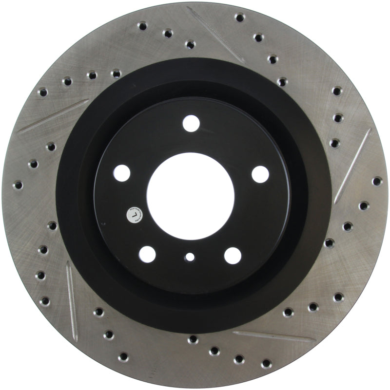 StopTech 06-07 350Z / 05-07 G35 exp Sport/ 06-07 G35X SportStop Slotted &amp; Drilled Front Left Rotor