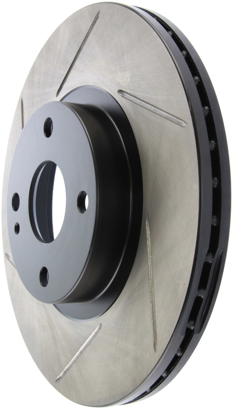 StopTech Power Slot 01-05 Mazda Miata Sport Suspension/Turbo SportStop Slotted Front Right Rotor - 126.45061SR