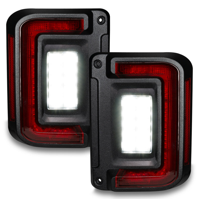 Oracle Lighting Jeep Wrangler JK Flush Mount LED Tail Lights - 5891-504