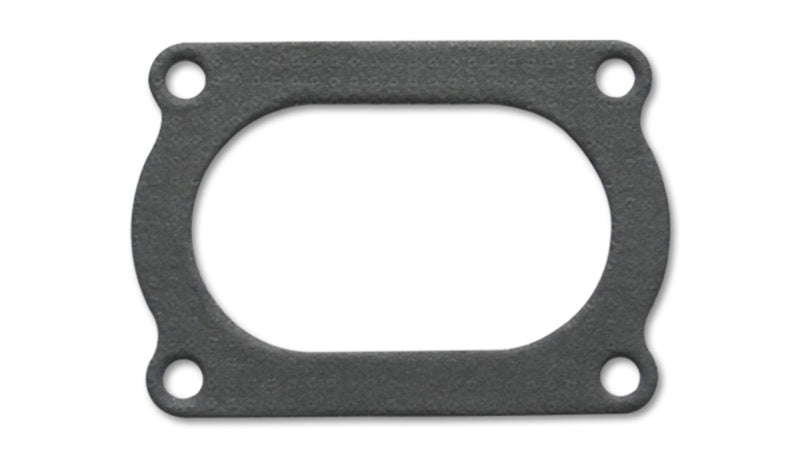 Vibrant 4 Bolt Flange Gasket for 3in O.D. Oval tubing (Matches #13175S) - 13175G