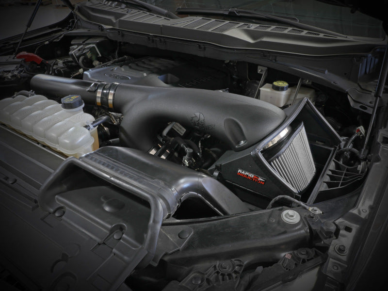 aFe Rapid Induction Cold Air Intake System w/Pro DRY S Filter 2021+ Ford F-150 V6-3.5L (tt) - 52-10010D