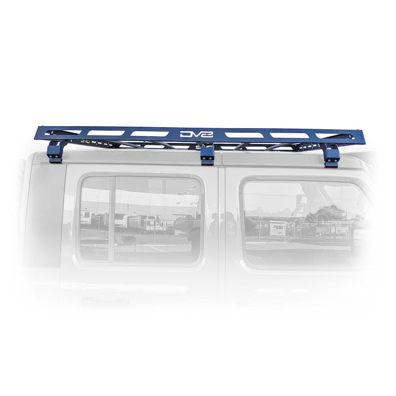 DV8 Offroad 07-18 Jeep Wrangler JK 4 DR / JL 2 DR &amp; JT / 18+ Gladiator Roof Rack - RRJL-02