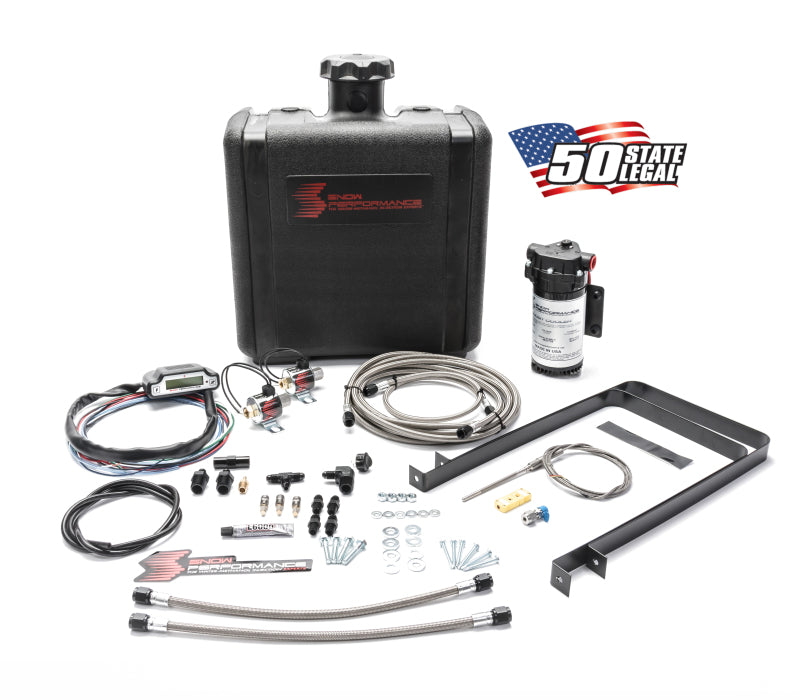 Snow Performance Stg 3 Boost Cooler Water Injection Kit TD Univ. (SS Braided Line and 4AN Fittings) - SNO-50100-BRD by Snow P