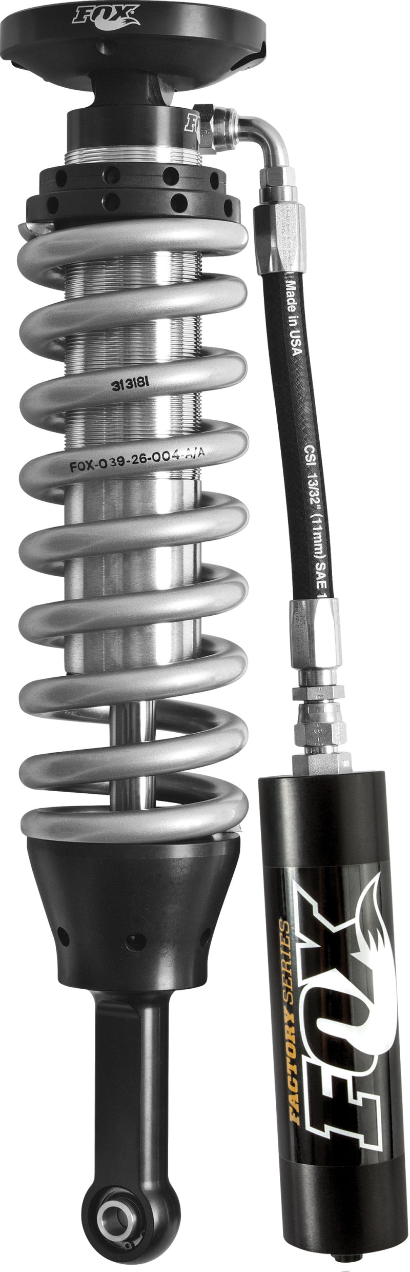 Fox 07+ Tundra 2.5 Factory Series 6.01in. Remote Reservoir Coilover Shock Set - Black/Zinc - 880-02-367