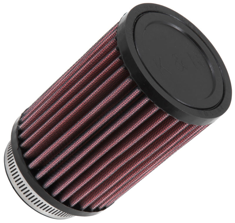 K&N Universal Rubber Filter 2.5in Flange ID x 3.5in OD x 5in Height - RD-0710 by K&N Engineering - front view