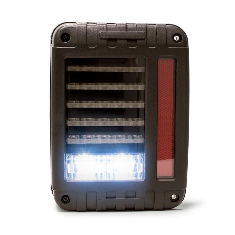 DV8 Offroad 07-18 Jeep Wrangler JK Octagon LED Tail Light - TLJK-02