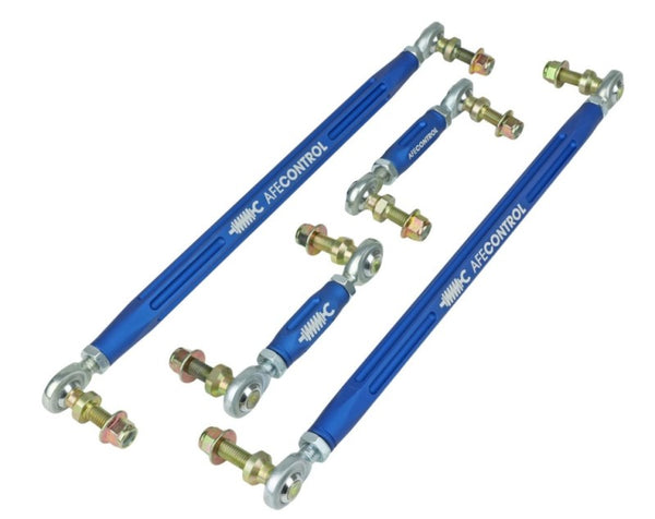aFe Control 20-21 Toyota Supra 3.0L Adjustable End Links Kit - Front & Rear - 442-721001-L