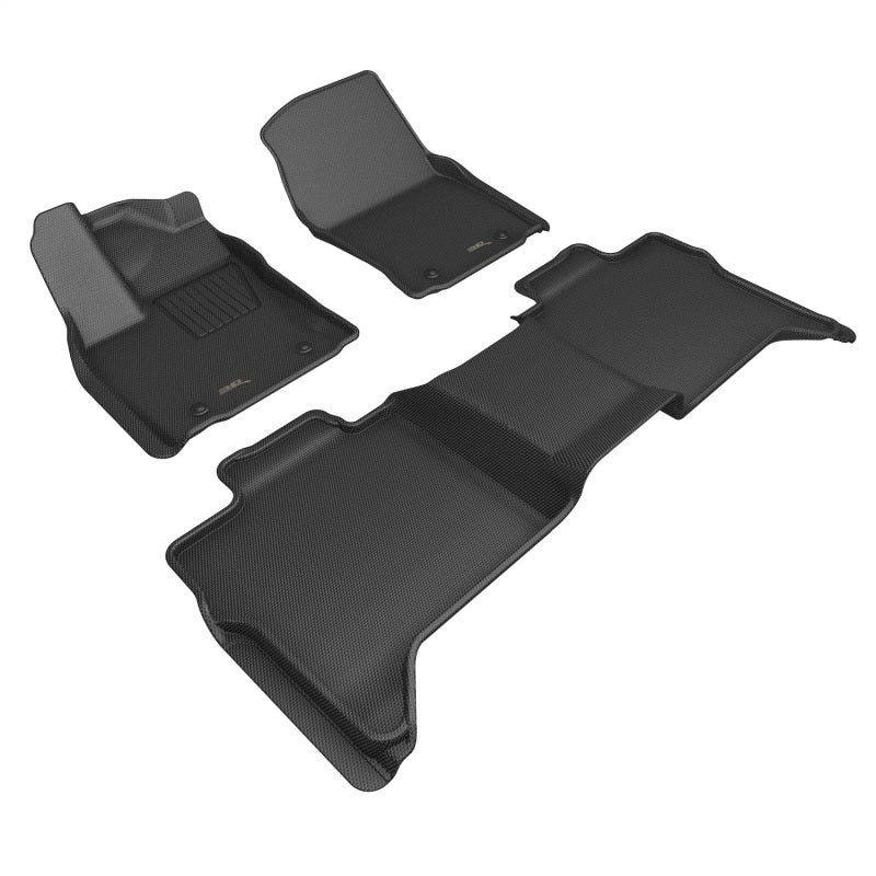 3D MAXpider 2022+ Toyota Tundra Crew Max Kagu 1st &amp; 2nd Row Floor Liner - Black - L1TY28801509