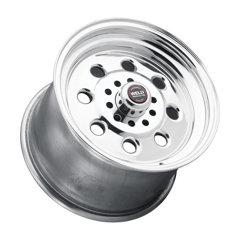 Weld Draglite 15x3.5 / 5x4.5 &amp; 5x4.75 BP / 1.375in. BS Polished Wheel - Non-Beadlock - 90-54340