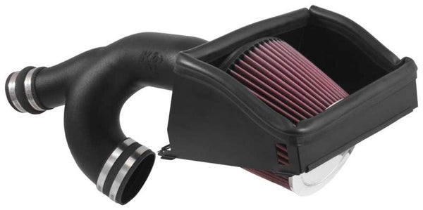 K&N 2015 Ford F150 EcoBoost V6-3.5L 57 Series FIPK Performance Intake Kit - 57-2592 for 2015-2016 Ford F 150 - front view