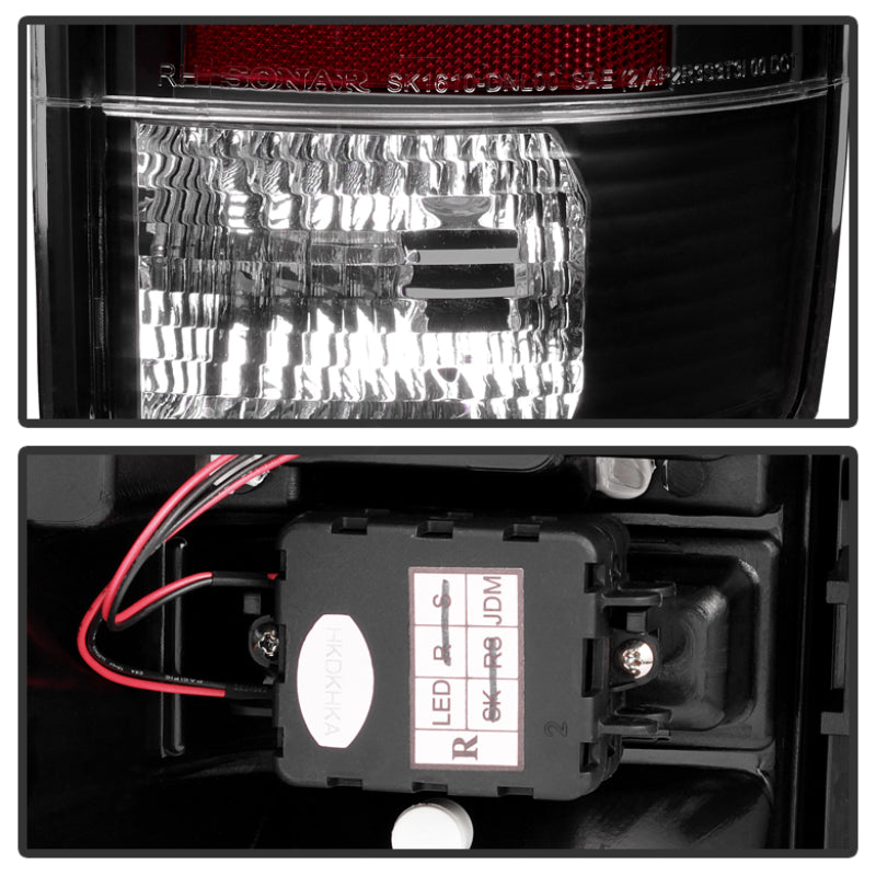 Spyder Chevy Suburban/Tahoe 1500/2500 00-06/GMC Yukon LED Tail Lights Black ALT-YD-CD00-LED-BK - 5001528