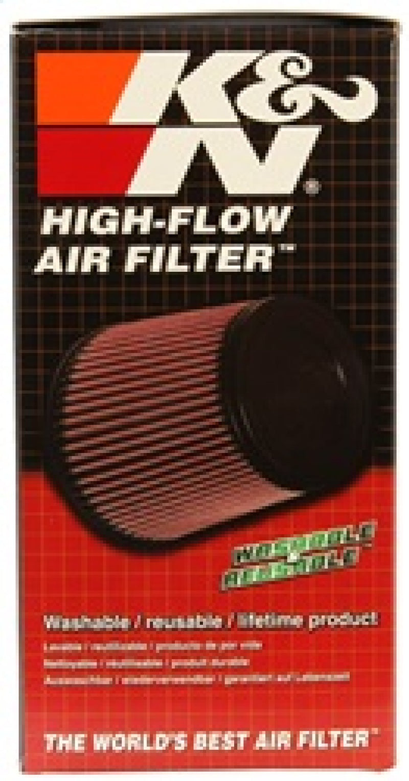 K&N Filter Universal Rubber Filter 3 1/2 inch Flange 5 inch Base 3 1/2 inch Top 4 inch Height - RU-2990 by K&N Engineering - 