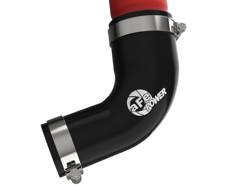 aFe 2022 Toyota Land Cruiser (J300) V6-3.5L (tt) BladeRunner 2.5in Aluminum Hot Charge Pipe - Red - 46-20558-R