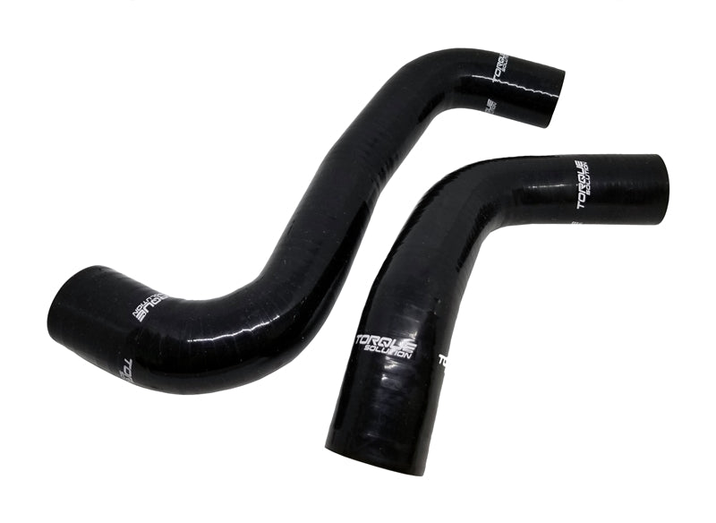 Torque Solution 08-14 Subaru WRX / 08-18 STI / 09-13 Forester XT Silicone Radiator Hose Kit  - TS-SU-420BK- Black