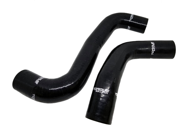 Torque Solution 08-14 Subaru WRX / 08-18 STI / 09-13 Forester XT Silicone Radiator Hose Kit  - TS-SU-420BK- Black for 2008-20