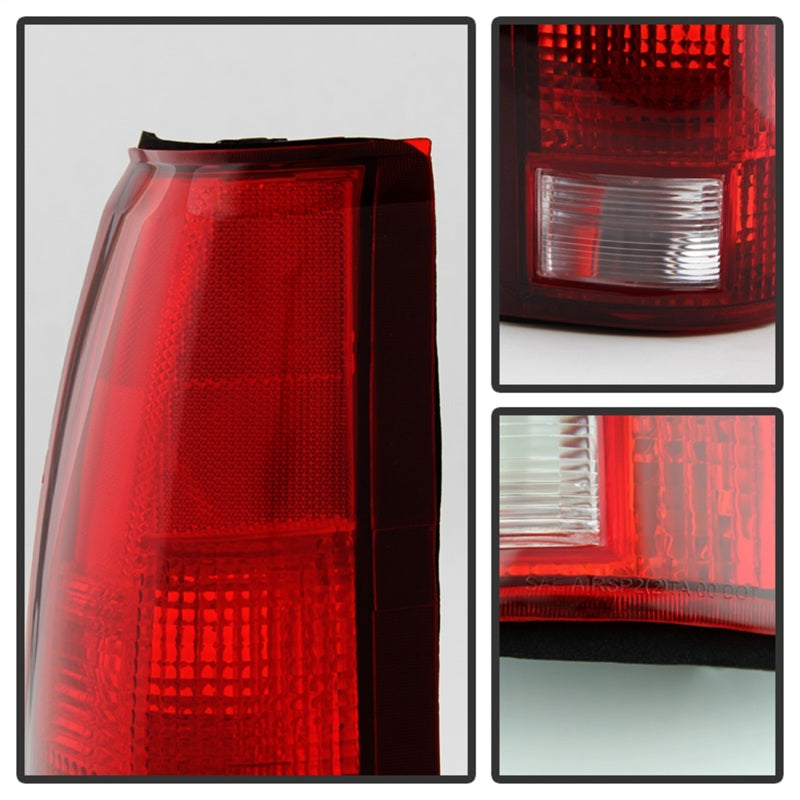 Xtune Chevy Blazer Full Size 92-94 / Cadillac Escalade 99-00 Tail Light OEM ALT-JH-CCK88-OE-RC - 9028779