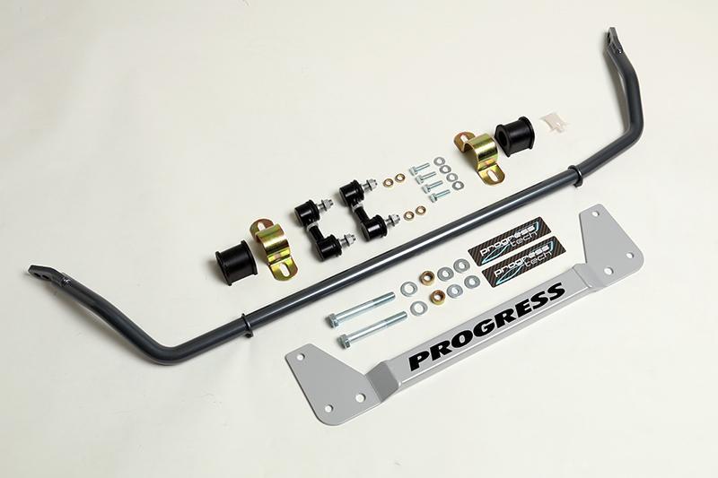 Progress Tech 02-06 Acura RSX Rear Sway Bar (24mm - Adjustable w/ End Links and Bar Brace) - 62.0103