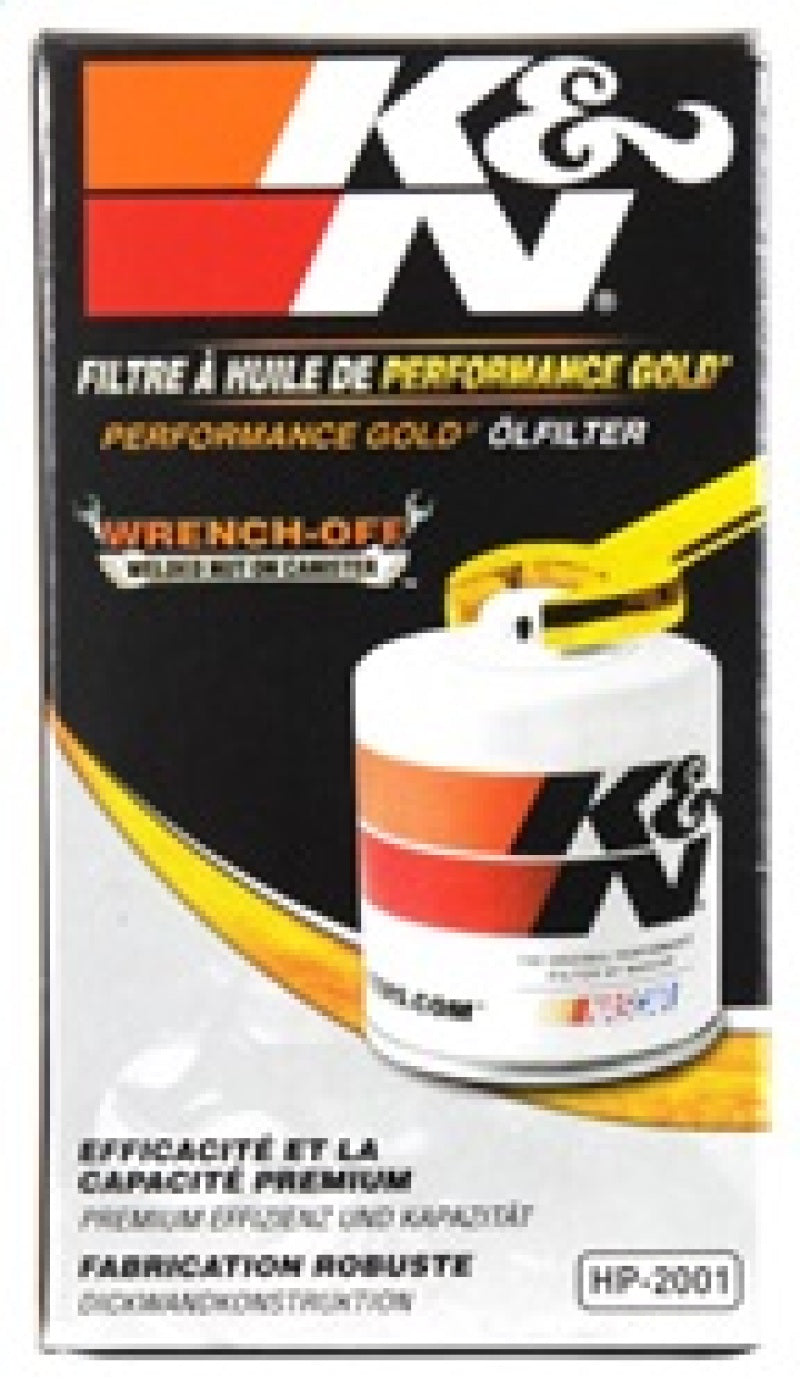 K&amp;N Oil Filter OIL FILTER; AUTOMOTIVE - HP-2001
