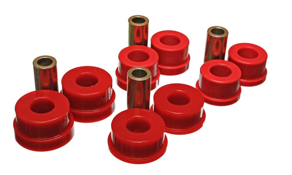 Energy Suspension 02-09 350Z / 03-07 Infiniti G35 Red Rear Sub Frame Set - 7.4103R for 2003-2013 INFINITI G - front view
