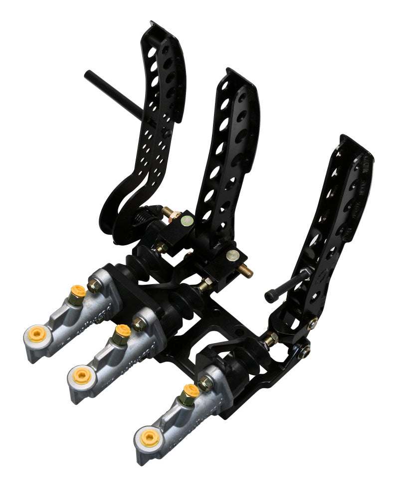 Wilwood Pedal Assembly Floor Mount-Brake Clutch &amp; Throttle - 340-12410