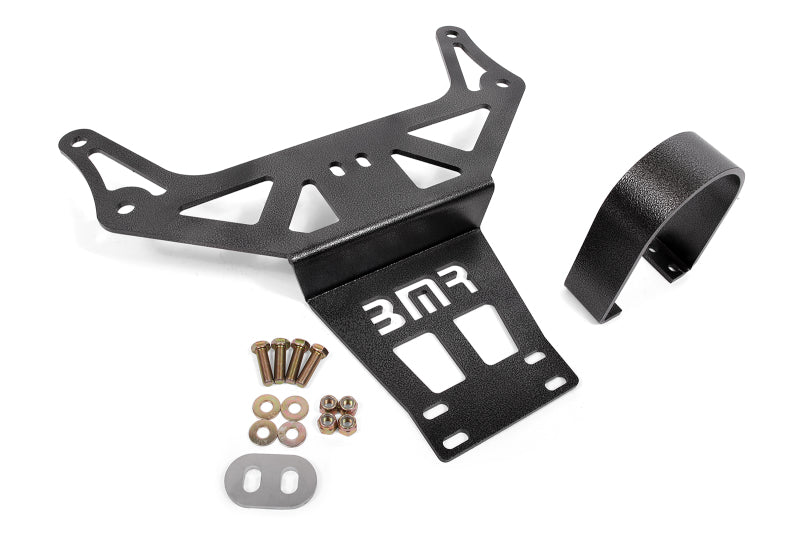 BMR 15-18 Dodge Challenger (Auto Trans) Hellcat/Demon Driveshaft Safety Loop - Black Hammertone - DSL111H for 2015-2018 Dodge