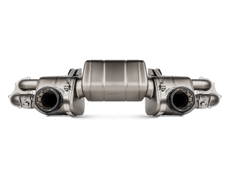 Akrapovic 2020+ Porsche Cayman GT4 (718) Slip-On Race Line (Titanium) (Req Tips / Option 2) - S-PO/TI/18/1