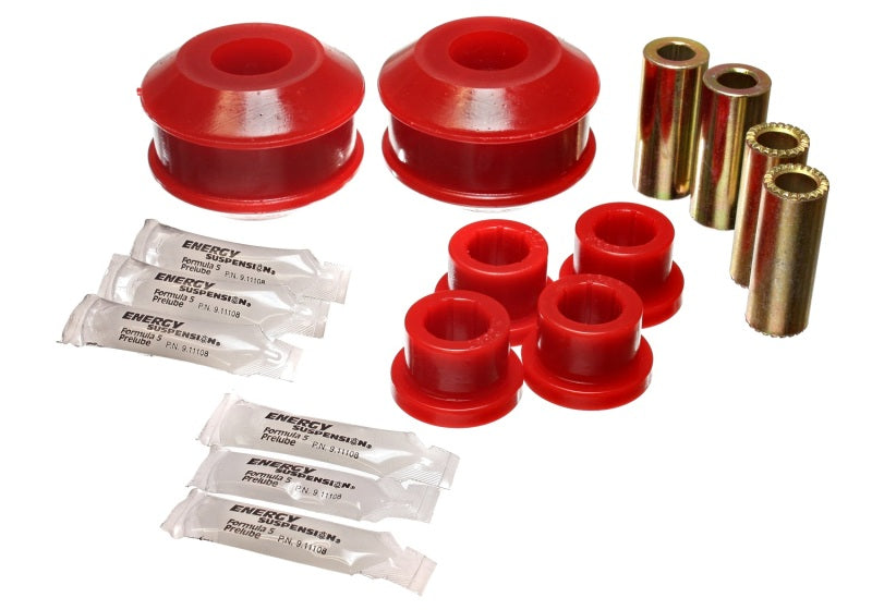 Energy Suspension 03-05 Mitsubishi Lancer EVO 8 Red Front Control Arm Bushing Set - 5.3133R for 2003-2007 Mitsubishi Lancer -