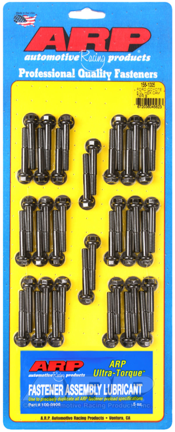 ARP Ford Coyote 5.0L Cam Tower Hex Bolt Kit - 156-1005 by ARP