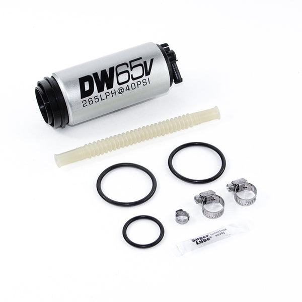 DeatschWerks DW65v Series 265 LPH Compact In-Tank Fuel Pump w/ VW/Audi 1.8T / 3.2 VR6 AWD Set Up Kit - 9-655-1025 for 2000-20