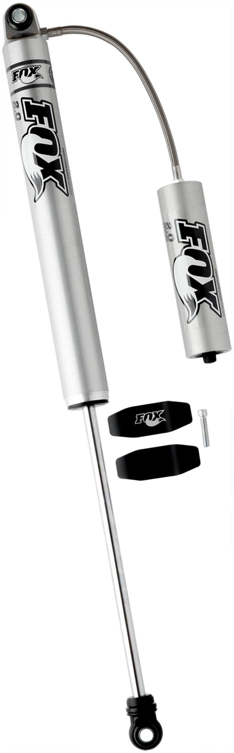 Fox 99+ Chevy HD 2.0 Performance Series 14.1in. Smooth Body Remote Res. Rear Shock / 7-10in. Lift - 980-24-957