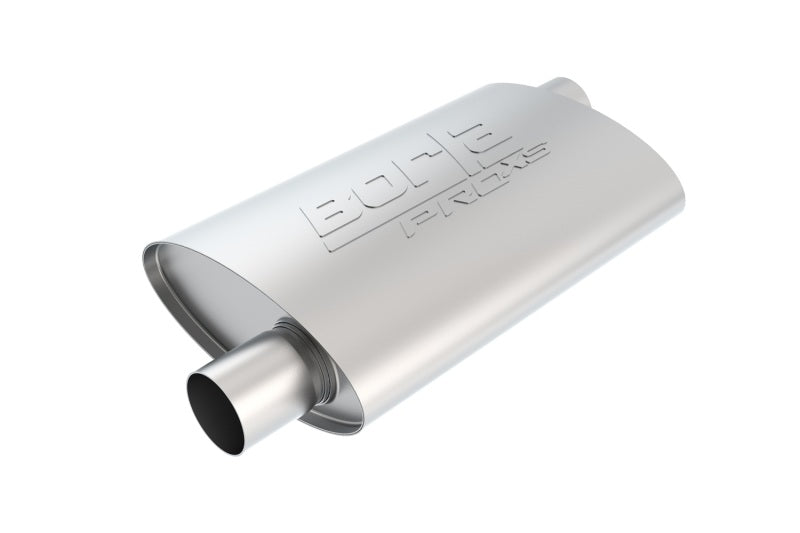 Borla Universal Pro-XS 3in Inlet//Outlet Offset/Offset 14x9 1/2 x 4 Muffler - 40353