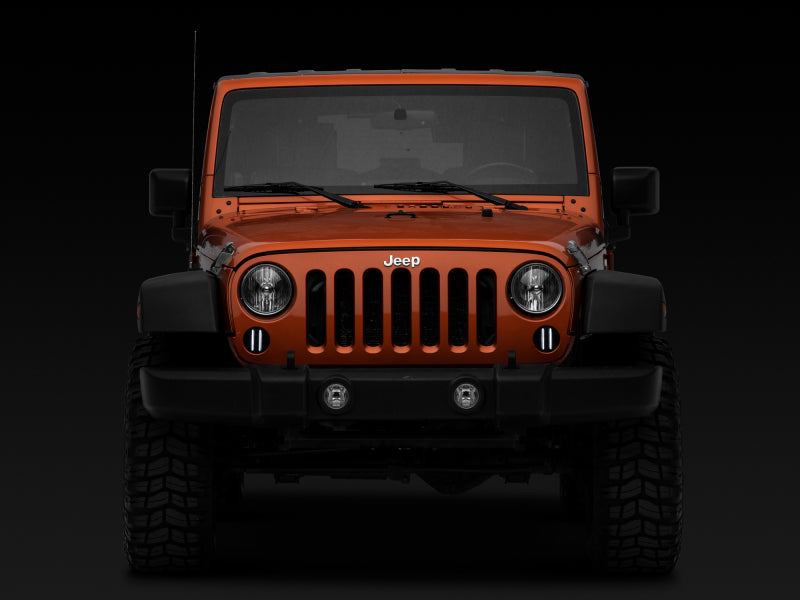 Raxiom 07-18 Jeep Wrangler JK Axial Series LED Front Turn Signals (Smoked) - J119943