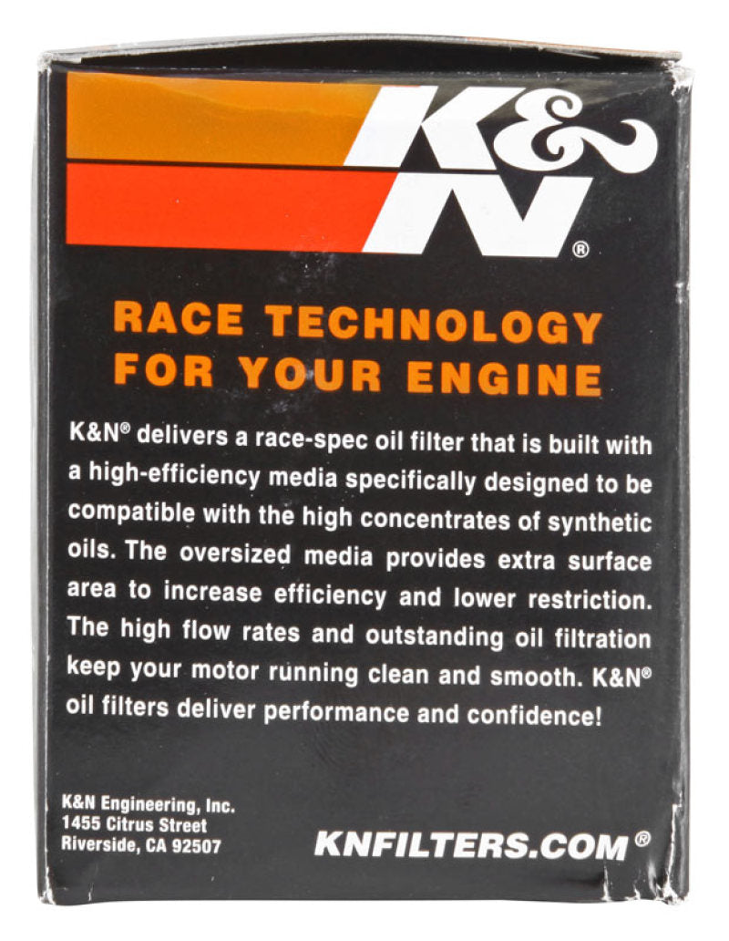 K&amp;N Piaggio 2.156in OD x 3.063in Height Oil Filter - KN-183