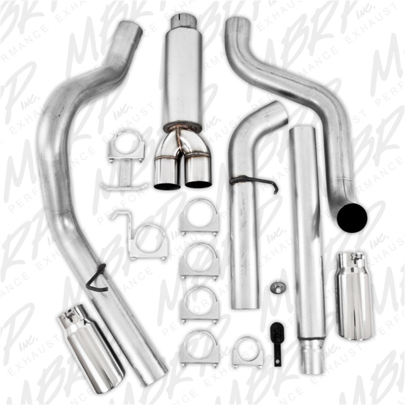 MBRP 1999-2004 Ford F-250/350 V-10 Cat Back 4 Dual Split Side - S5208AL