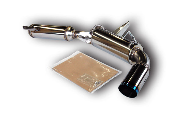 HKS 08 Mitsubishi Lancer DE ES and GTS Hi-Power Rear Muffler - 32003-BM002 by HKS - front view