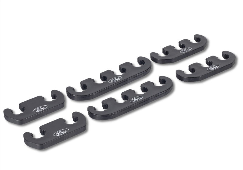 Ford Racing Wire Dividers 4 to 3 to 2 - Black w/ White Ford Logo - 302-641
